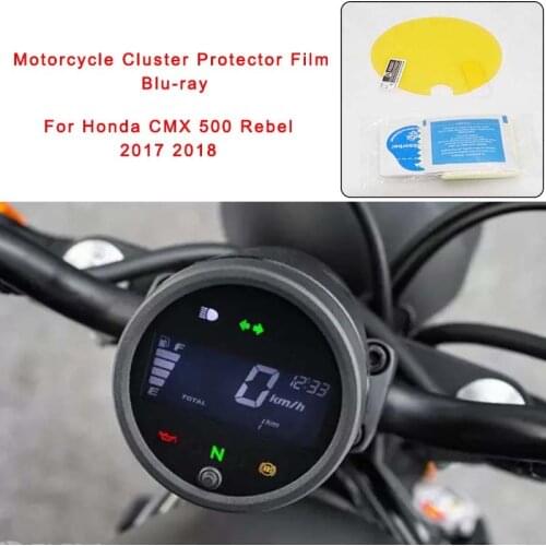 2017 2018 CMX 500 Rebel Motorcycle Cluster Scratch Protector Film Blu-ray Instrument Speedo Guard For Honda CMX 500 Rebel 17-18