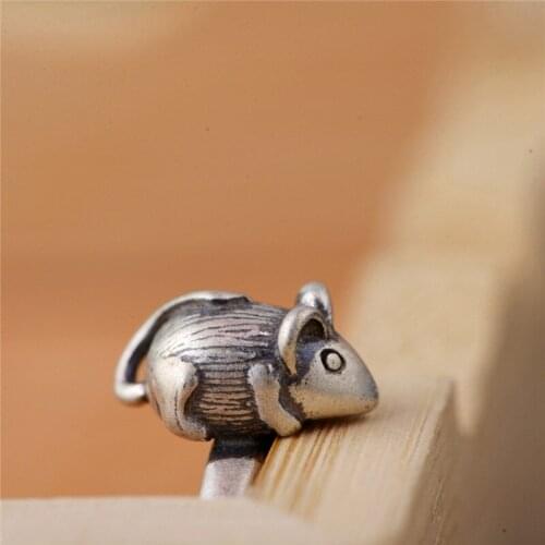 BESTLYBUY New Arrival Authentic 100% 925 Sterling Silver Mouse Rings for Women Sterling Silver Jewelry Free Shipping