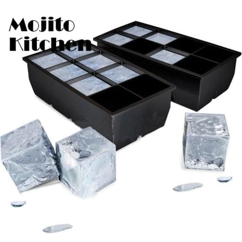Perfect Ice Cube Silicone Cube Maker Form Cake Pudding Chocolate Molds Easy to Remove Ice Trays Fade Resistant