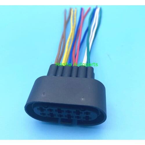 1J0941165 1J0 941 165 mixture using different terminals tyco auto 12 pins female motorcycle connector wire harness