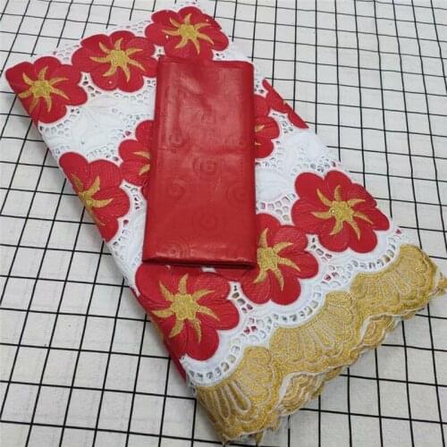 2.5+2.5 Yards Dry Laces With Bazin Riche Fabrics Guinea Basin Fabrics Swiss Voile In Switzerland Senegal African Wedding Laces