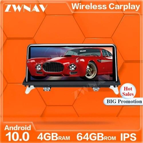 4+64G Android 10.0 screen Car Multimedia Player For BMW X5 E70 F15 2008 2009-2013 GPS navi Auto Audio Radio stereo IPS head unit