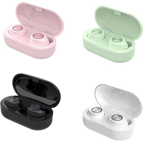 U2JE Wireless Earbuds with Charging Case Detection Headset Long-term Use Stable Compatible with Bluetooth-Equipments