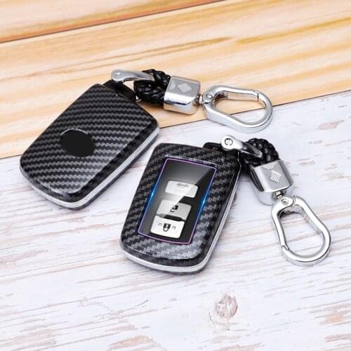 Smart Car Key Case Cover Holder Fit For Toyota RAV4 Highlander Land Cruiser LC200 Corolla Avalon Camry