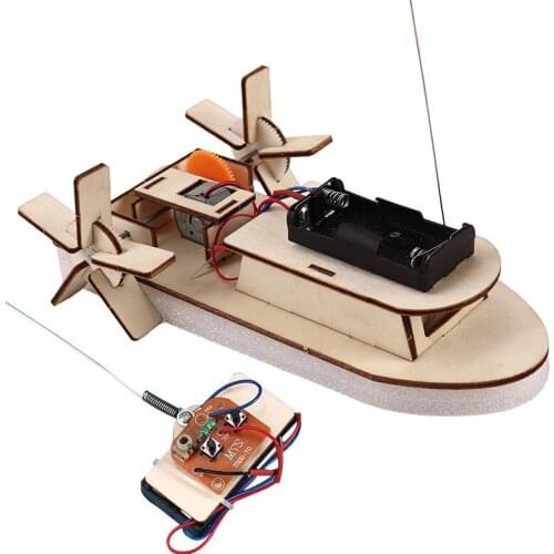 Kids DIY Wireless RC Model Scientific Experiment Kit Educational STEM Toys