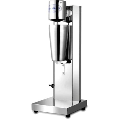 220V/110V Electric Milk Shaker Machine Stainless Steel Single Head Milk Shake Machine with Speed Regulator Milk Shaker Blender
