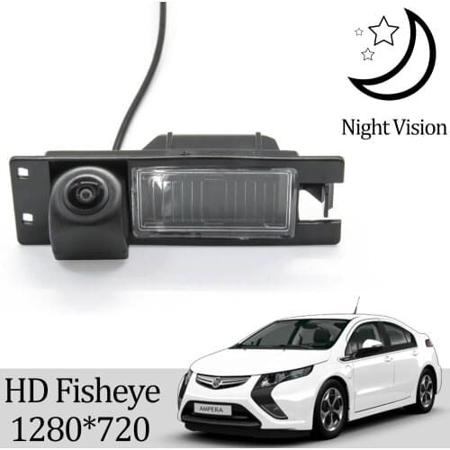 Owtosin HD 1280*720 Fisheye Rear View Camera For Opel Ampera/Vauxhall Ampera 2011-2018/for Holden Volt 2011-2018 Car Monitor