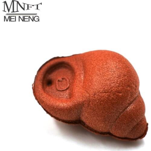 MNFT 12Pcs Carp Fishing Bait Snail Bait Fake Artificial River Snails Floating Hair Rig Pop Up Snail Winter Carp Bait FishingLure