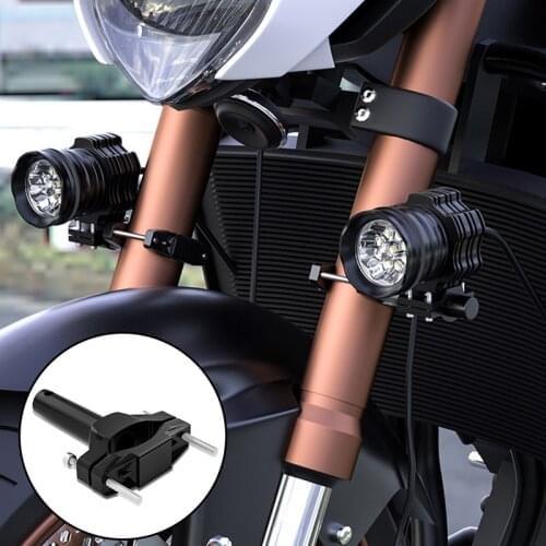 Modified Headlight Bracket Stand for Motorcycle Bumper Universal Mount Spotlight Extension Pole Frame Support Extension Bracket