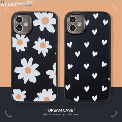 Fashion Flower Pattern Soft Silicone Phone Cases For iPhone 12 Mini 11 Pro Max 7 8 Plus X XS XR SE 20 Cute Back Protection Cover