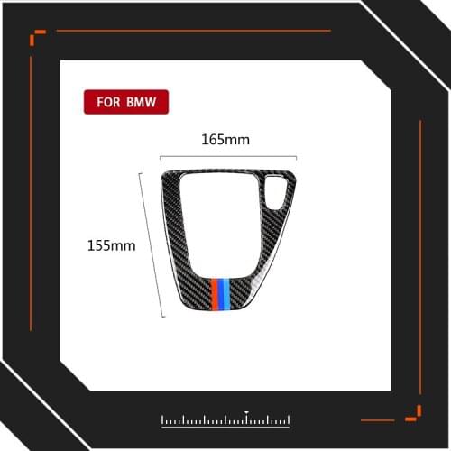 Suitable for BMW E90/E92E93 three series carbon fiber shift control panel car interior accessories modification accessories