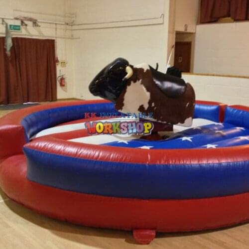 Amusement Park Mechanical Rodeo Bull Rides Price, Inflatable Mechanical Bull for Sale