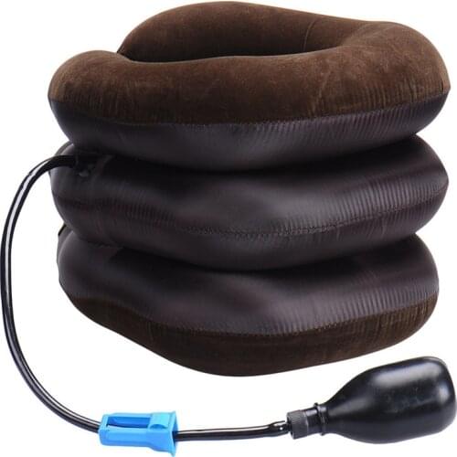 Fluffy Portable U-Shape Massage Pillow Travel Airplane Air Inflatable Neck Pillows Neck Rest Air Cushion for Sleep Home Textile