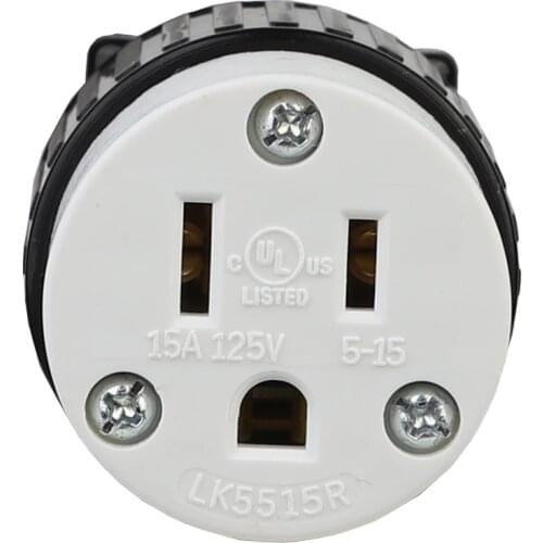 NEMA 5-15R Self-wiring socket,American Standard self-wiring socket industrial level,Easy to disassemble and assemble