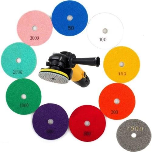 Grinder Polishing Pad Stone Sanding Disc 50-3000 grit Grinding Concrete