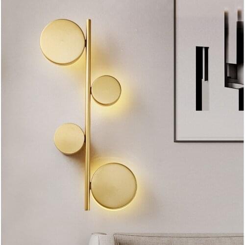 Modern Indoor Wall Sconce Lights Fixture Nordic Bedside Wall Lamp Bedroom Living Room Lighting Hallway background Decor lamps