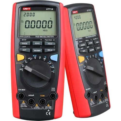 UNI-T UT71A/UT71B/UT71C/UT71D/UT71E intelligent Digital Multimeter True Effective Value High Precision Multimeter