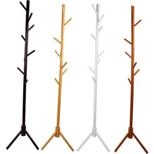 Clothes Hanger Coat Rack Hat Hanger Hallstand Hat Rack Floor Pine Coat Stand Convenient Hanger For Home Office