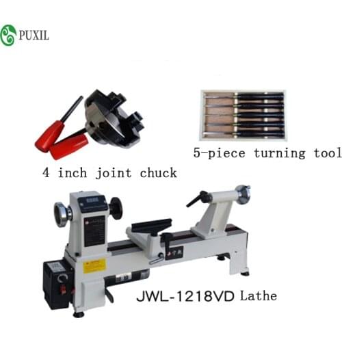 High Quality Wood bead processing equipment small rotary grinding lathe variable speed chuck Mini wood lathe