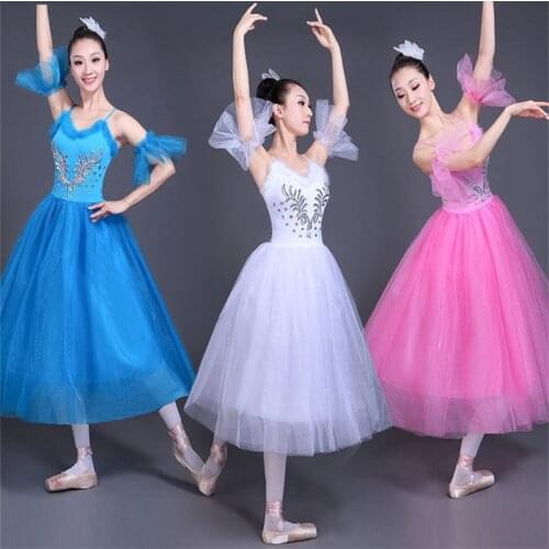 Woman dancing dress Professional dance dress long ballet skirt ballet dress Swan Lake TUTU skirt adult ballet dress for woman