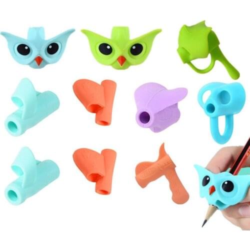 1pc Small Backpack New Primary School Student Pen Holder Writing Tools Soft Writing Posture Corrector Stationery Gifts