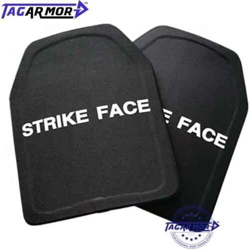 2pc/lot 10x12 Inch Alumina & PE NIJ III ICW Bulletproof Panel Ceramic Ballistic Plate Upgraded NIJ IIIA Body Armor