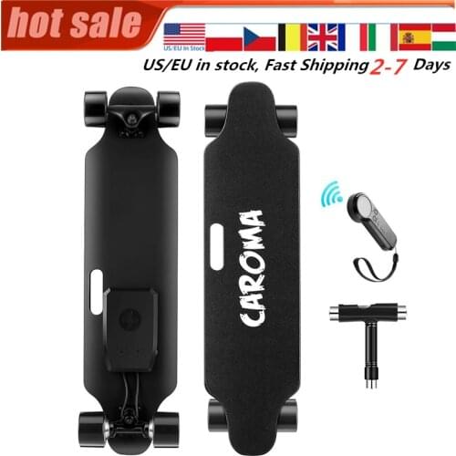 Electric Skateboard PU Wheel Hub Dual-Motor Four-wheeled Scooter Longboard Electric Skateboard with Remote Control