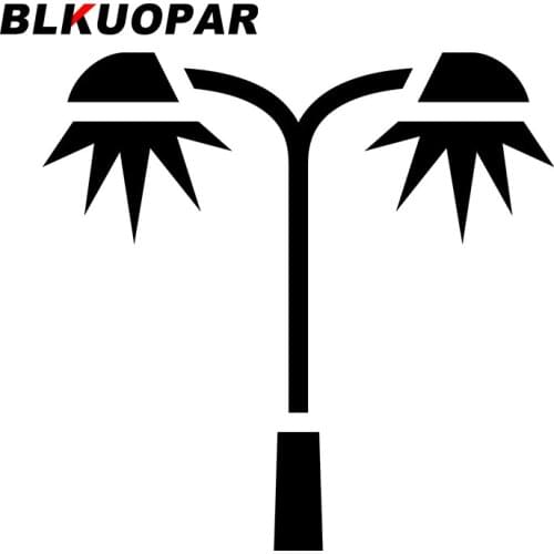 BLKUOPAR for Double Street Lights Car Stickers Sunscreen Occlusion Scratch Decals Personality Helmet Skateboard Decor Car Goods