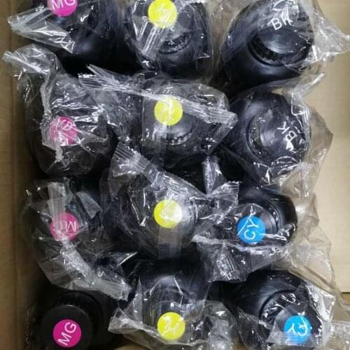 For Epson LED UV Ink 500 ml*5 colors (CMYKW) for UV Vertical wall printer for metal, acrylic, leather, wood, glass