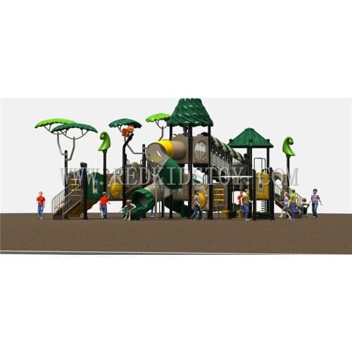 Exported to USA The Most Amazing Natural Theme Outdoor Playground Structure HZ-C002