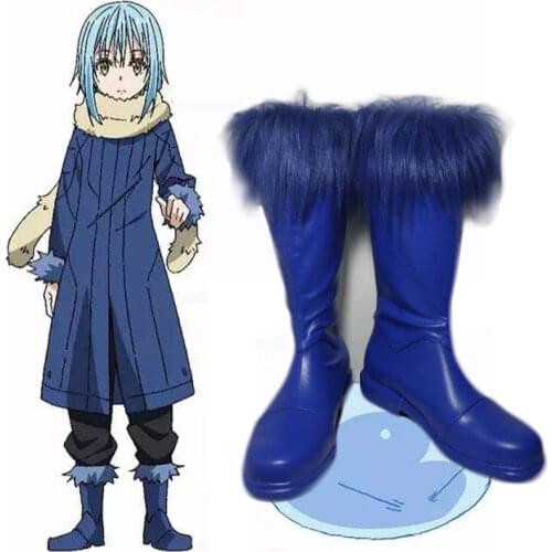 HKSNG Anime That Time I Got Reincarnated As A Cosplay shoes Tempest Costume wigs Accessories Women Boots