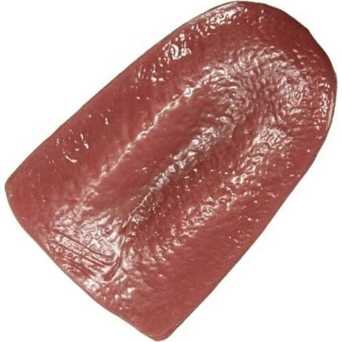 Halloween Harmless Realistic Fake Tongue Magic Trick Joke Prank Horrible Stretchable Prop Prank Toys Cosplay tongue Accessories