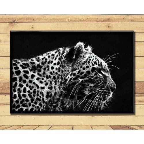 Jaguar Strong And Fast Land Animal (19) Wall Posters Prints Silk Art Painting For Home Wall Bedroom Decor