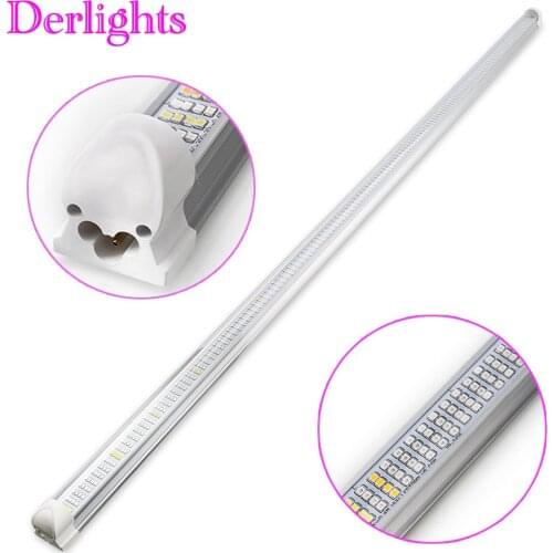 5PCS 60cm 90cm 120cm Led Grow Light Full Spectrum T8 Tube LED Indoor Plant Lamp Hydroponic Greenhouse Grow Tent Lamps for Plants