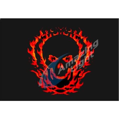 100% Cotton LED Mens T-shirt Light Up Fire Ghost Logo El panel T-shirt Music Sound Activated Flashing El Panel For T-shirt