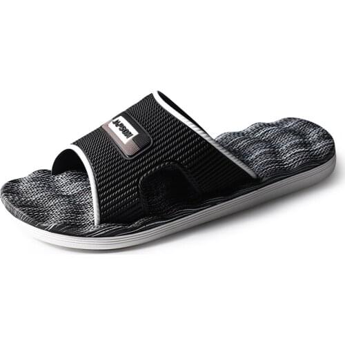 2021 Summer New All-match Simplicity Non-slip Mens Slippers Outdoor Chic Slippers for Male Thick Bottom Fashion Flip Flops Men