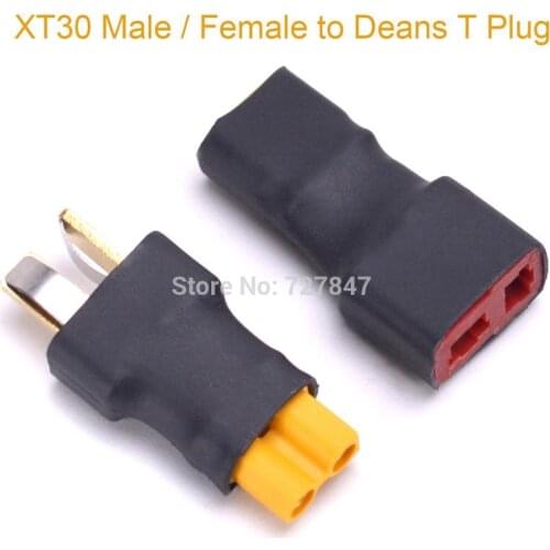 XT30 Male / Female to Deans Connector T Plug Male / Female Conversion Adapter