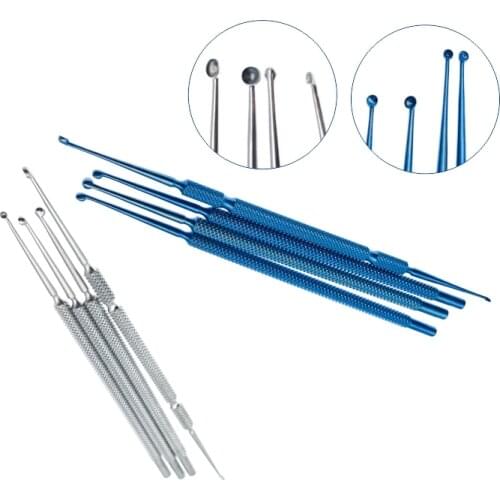 Titanium/Stainless Steel Forceps Chalazion Curette Micro ophthalmic Eye Surgical Instrument