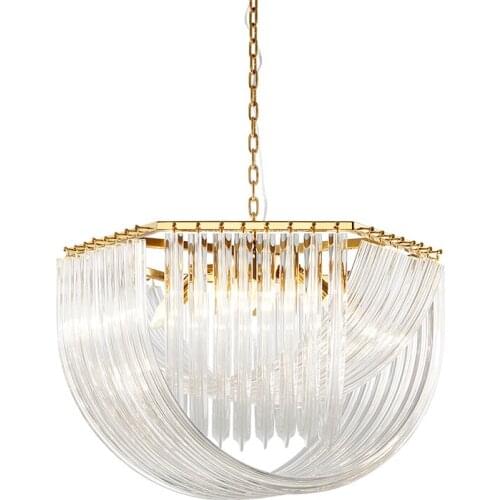 LED Postmodern Gold Silver Chrome Designer Hanging Lamps Chandelier Lighting Lustre Suspension Luminaire Lampen For Foyer