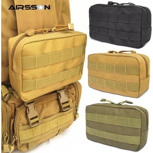 Tactical Molle Belt Pouch Military Bag Magazine Waterproof Waist Pack Sport Bags Carrier Cell Phone Case For Backpack & Vest
