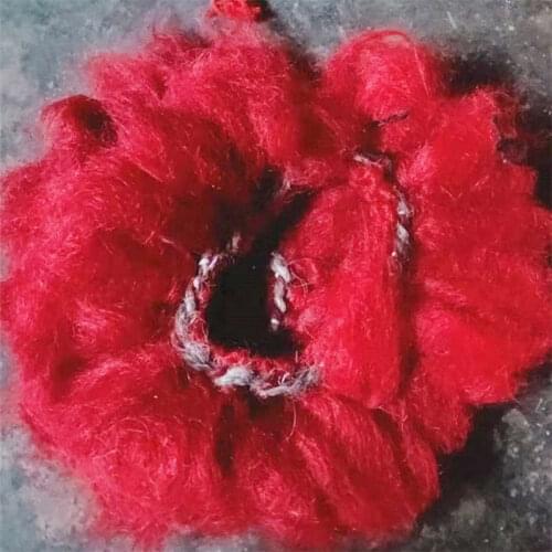 L035 Tibetan Mastiff yak`s hair red collar-Kekhor,big Zangao`s Collar,4 layers,18-20cm,low MOQ