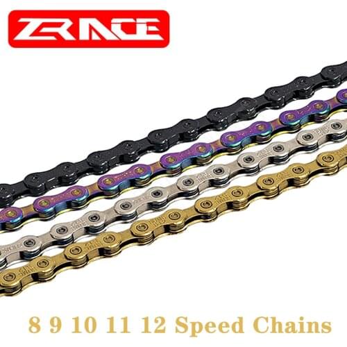 Bike Chain 8 9 10 11 12 Speed VTT MTB Mountain Road Bike Neon-Like Gray Silver Black Gold Bicycle Chain Components