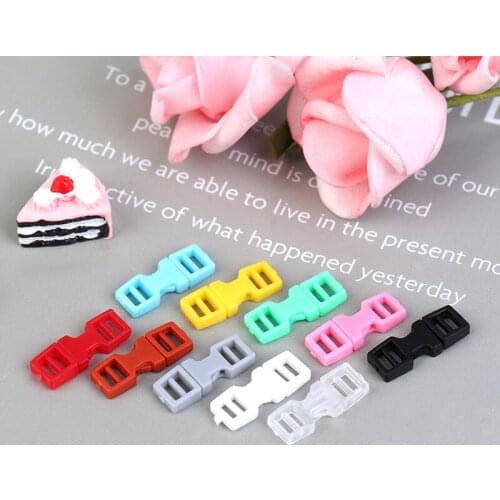 10 Pcs 4mm DIY Mini Buckle Tiny Doll Clothes Belt Buckles for Doll Backpack Button Bracelet Strap Buckle AsseccoriesHigh Quality