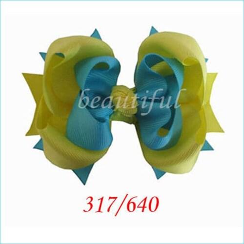 50 PCS BLESSING Good Girl Costume Boutique 4.5 Inch A- Sister Hair Bows Clip 78 No