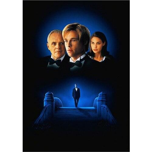 5D DIY Full Round Diamond Painting Movie Poster "Meet Joe Black" 3D Embroidery Cross Stitch Rhinestone Mosaic Home Decor Yc328