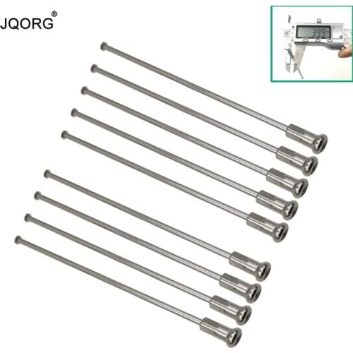 8 K Straight Pull Material 304 Stainless Steel Diameter 4.0 mm Straight Head Motorcycle Spokes With 22 mm Stainless Steel Nipple