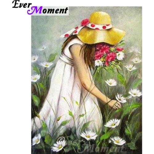 Ever Moment Diamond Painting People Diamond Embroidery Cross Stitch Rhinestones Home Decorations Mosaic 5D DIY Gift ASF1293