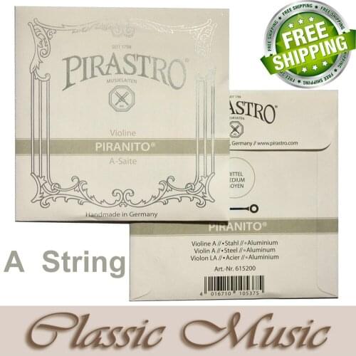 Free shipping ,Pirastro Piranito Violin String ,Only A String(615200), Ball End, Made in Germany