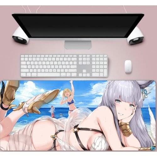 Large XXL Office Computer Desk Pad Desktop Keyboard Large Mouse Pad Leather Notebook Computer Pad Desk Anti-Slip Pad Gamer Mouse