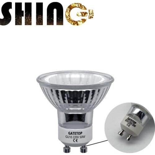 Hot Size Halogen Lamp 50W GU10 220-240V Crystal Chandelier Home Decoration GU5.3